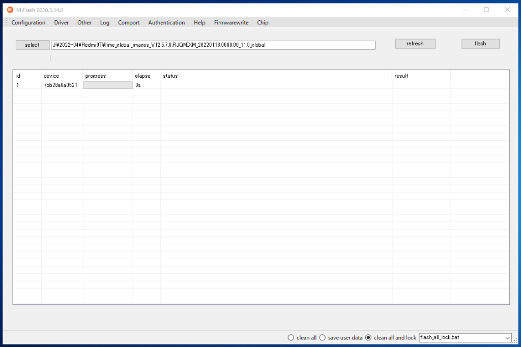 "clean all and lock" to restore security. セキュリティを復活させるため、"全消去とロック"