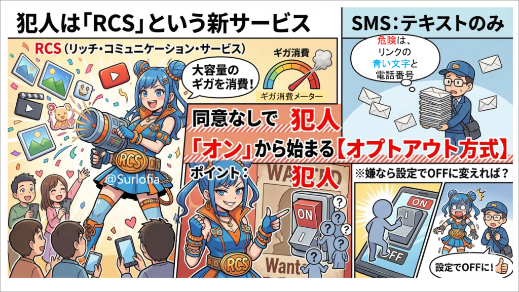 「RCS（リッチ・コミュニケーション・サービス）」という新機能が始まる